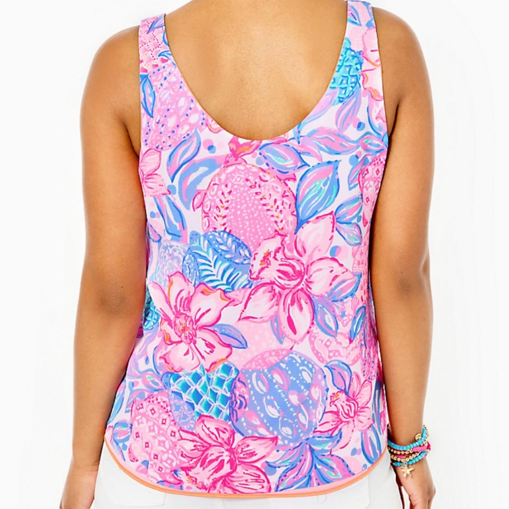 Lilly Pulitzer Florin Scoop Tank Top - Picture 2 of 8